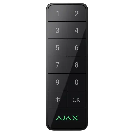 Дротова клавіатура Ajax Superior KeyPad Outdoor Fibra Black (117760.285.BL)