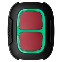 Бездротова тривожна кнопка для обʼєктів підвищеного ризику Ajax Superior DoubleButton G3 Jeweller Black (138643.79.BL1)