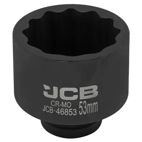 Головка ударна, торцева, (12-гранна) JCB Tools JCB-46853, 3/4
