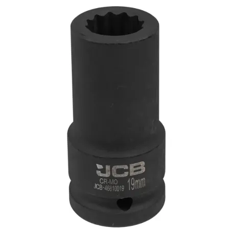 Головка ударна, торцева, глибока. (12-гранна) JCB Tools JCB-46810019, 3/4
