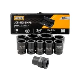 Набір головок ударних в металевому кейсі 10 од. 3/4'' (6-гр.) (17-46 мм) JCB Tools JCB-6101-5MPB, (61731)