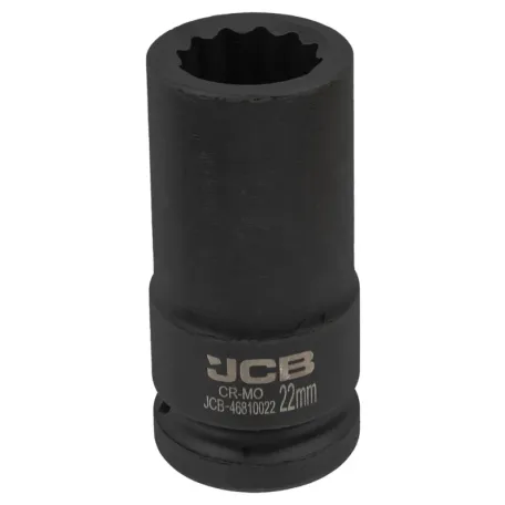 Головка ударна, торцева, глибока. (12-гранна) JCB Tools JCB-46810022, 3/4