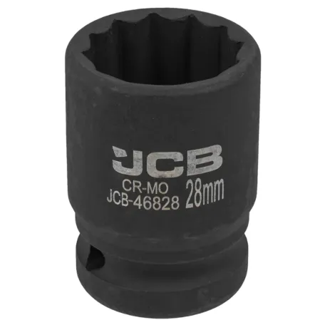 Головка ударна, торцева, (12-гранна) JCB Tools JCB-46828, 3/4