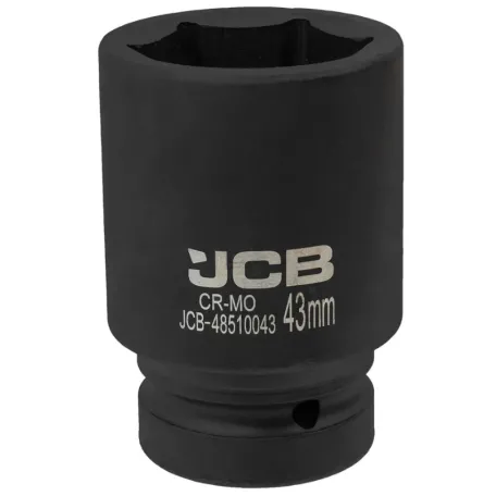 Головка ударна, торцева, глибока. (6-гранна) JCB Tools JCB-48510043, 1