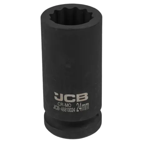 Головка ударна, торцева, глибока. (12-гранна) JCB Tools JCB-46810024, 3/4