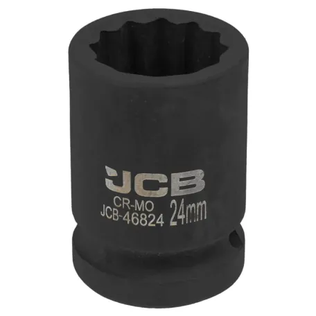 Головка ударна, торцева, (12-гранна) JCB Tools JCB-46824, 3/4