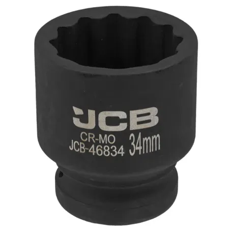 Головка ударна, торцева, (12-гранна) JCB Tools JCB-46834, 3/4