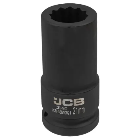 Головка ударна, торцева, глибока. (12-гранна) JCB Tools JCB-46810021, 3/4