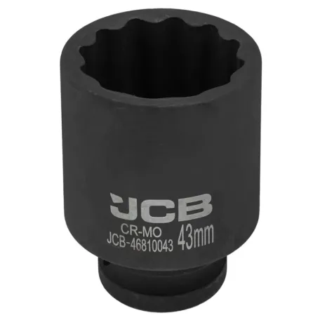 Головка ударна, торцева, (12-гранна) JCB Tools JCB-46810043, 3/4