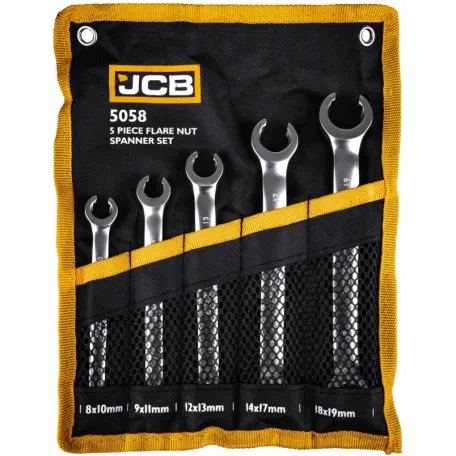 Набір розрізних ключів в чохлі 5 од. JCB Tools JCB-5058P (61292)