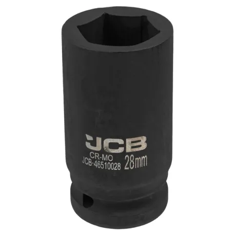 Головка ударна, торцева, глибока. (6-гранна) JCB Tools JCB-46510028, 3/4