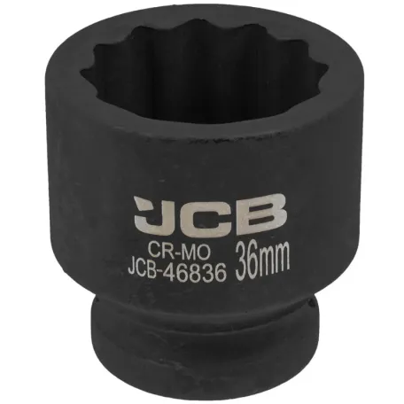 Головка ударна, торцева, (12-гранна) JCB Tools JCB-46836, 3/4