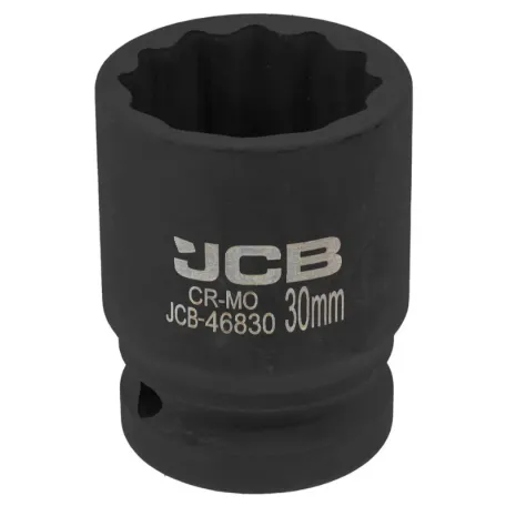 Головка ударна, торцева, (12-гранна) JCB Tools JCB-46830, 3/4