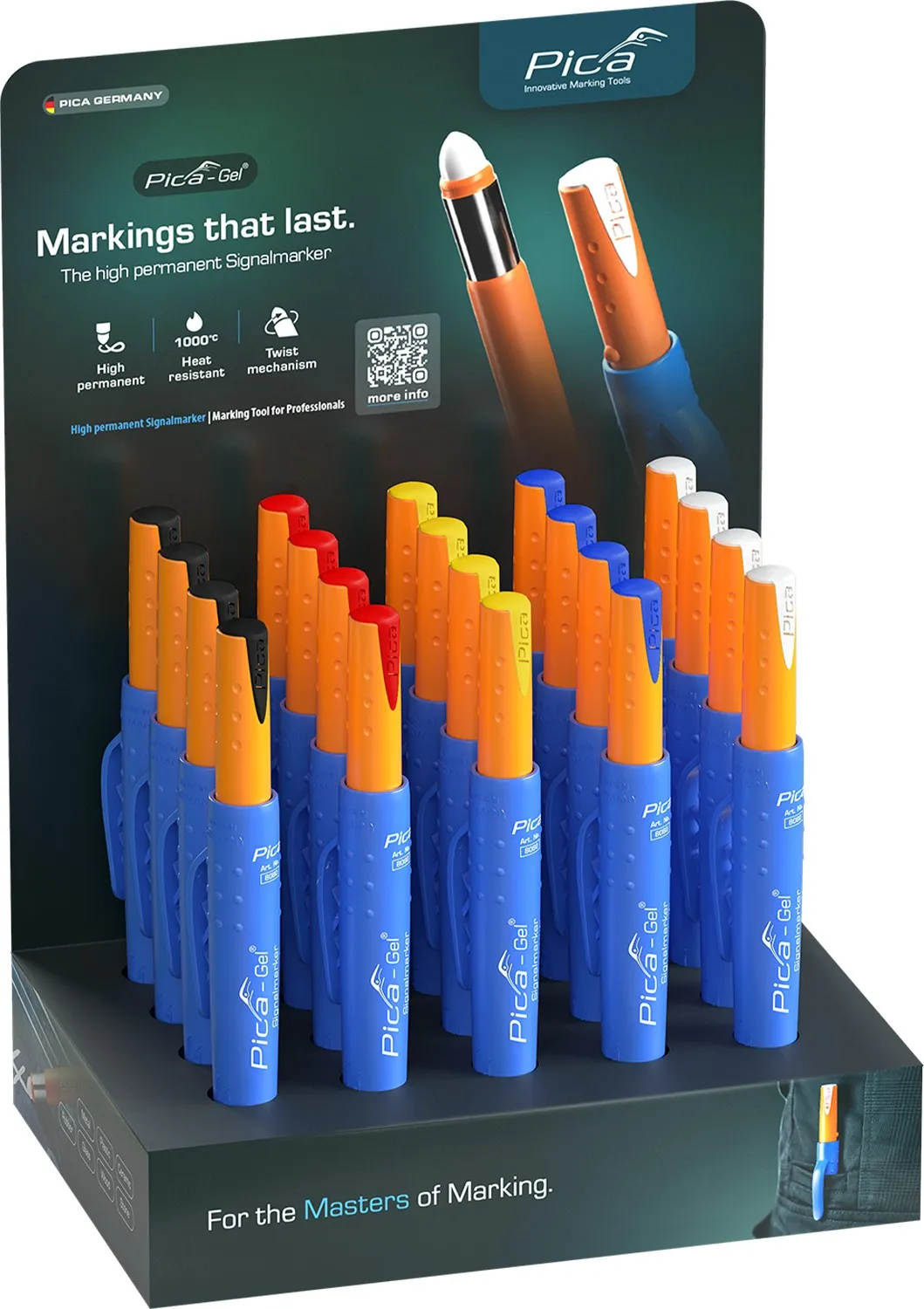 Дисплей гелевых маркеров Pica GEL Signalmarker (8020)