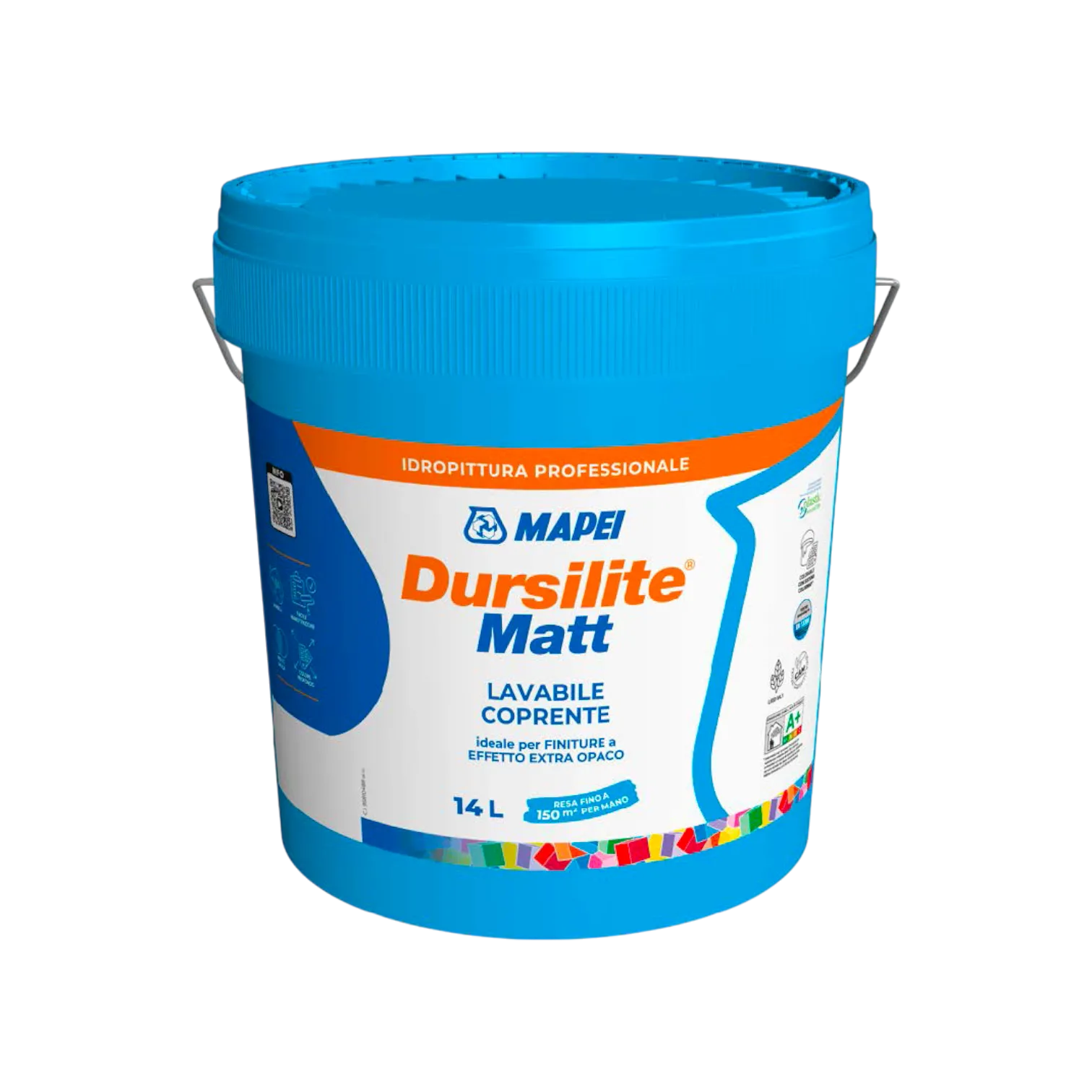 Фарба інтерʼєрна Mapei Dursilite Matt Base P, 1 л