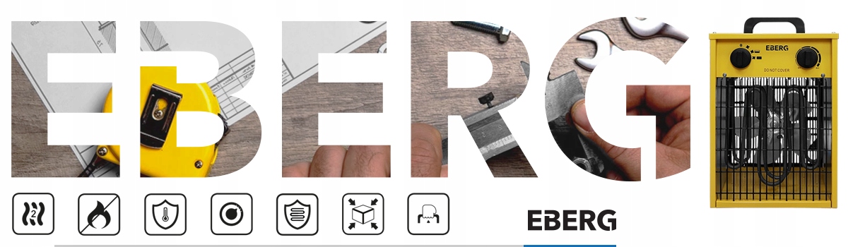 Электрическая тепловая пушка EBERG 3кВт Баннер