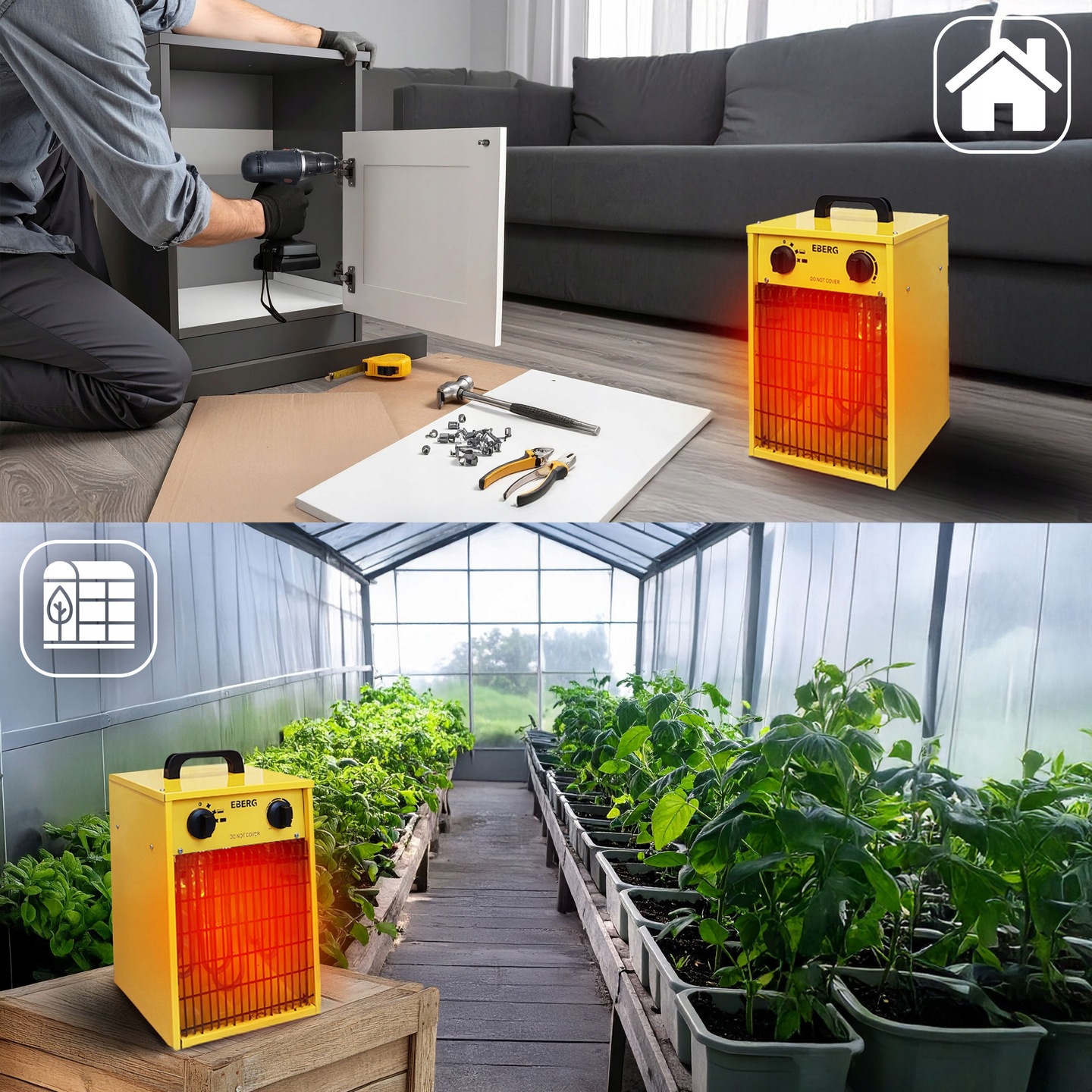 Использование в теплице