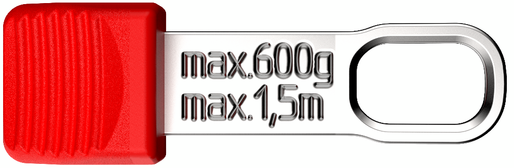 Кліпси KNIPEX TetheredTool для страхування інструменту, 10 шт. (00 62 10 TR)