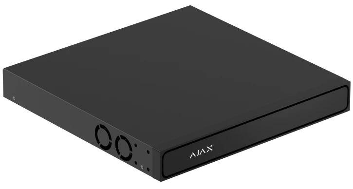 Мережевий відеореєстратор Ajax NVR H2DAC (16-ch) Black (140910.122.BL1)