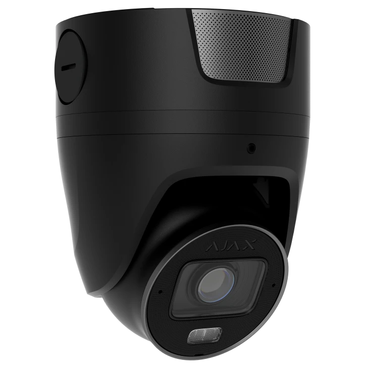 Дротова IP-камера відеоспостереження Ajax Superior TurretCam HLVF (8 Mp) Black (135575.197.BL1)