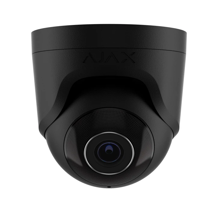 Дротова охоронна IP-камера Ajax TurretCam (8 Mp/2.8 mm) Black (64928.197.BL1)