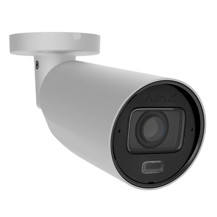 Дротова IP-камера відеоспостереження Ajax BulletCam HLVF (8 Mp) White (126279.217.WH1)