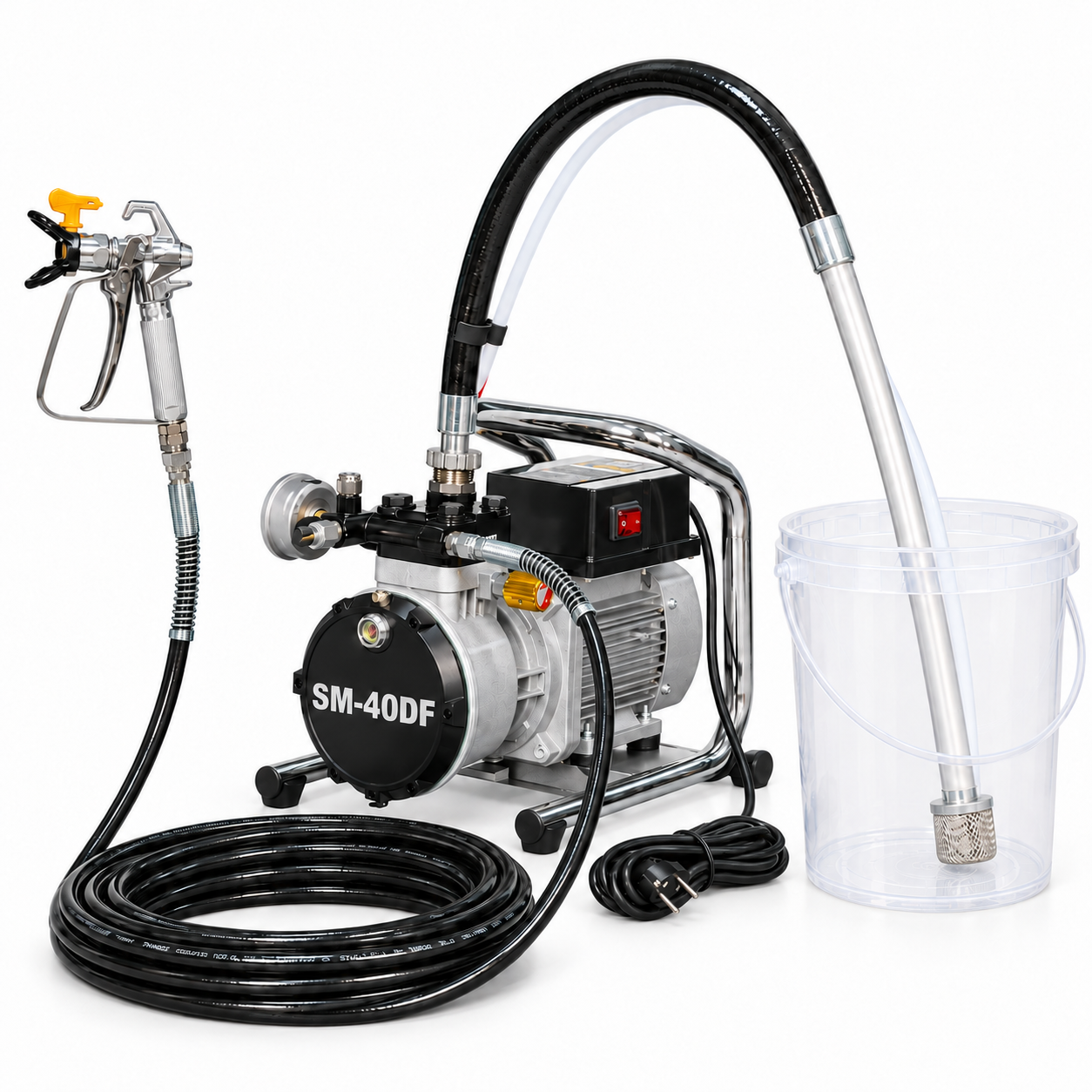 Мембранний фарбувальний безповітряний апарат SPRAYMARKET SM-40DF (10005)